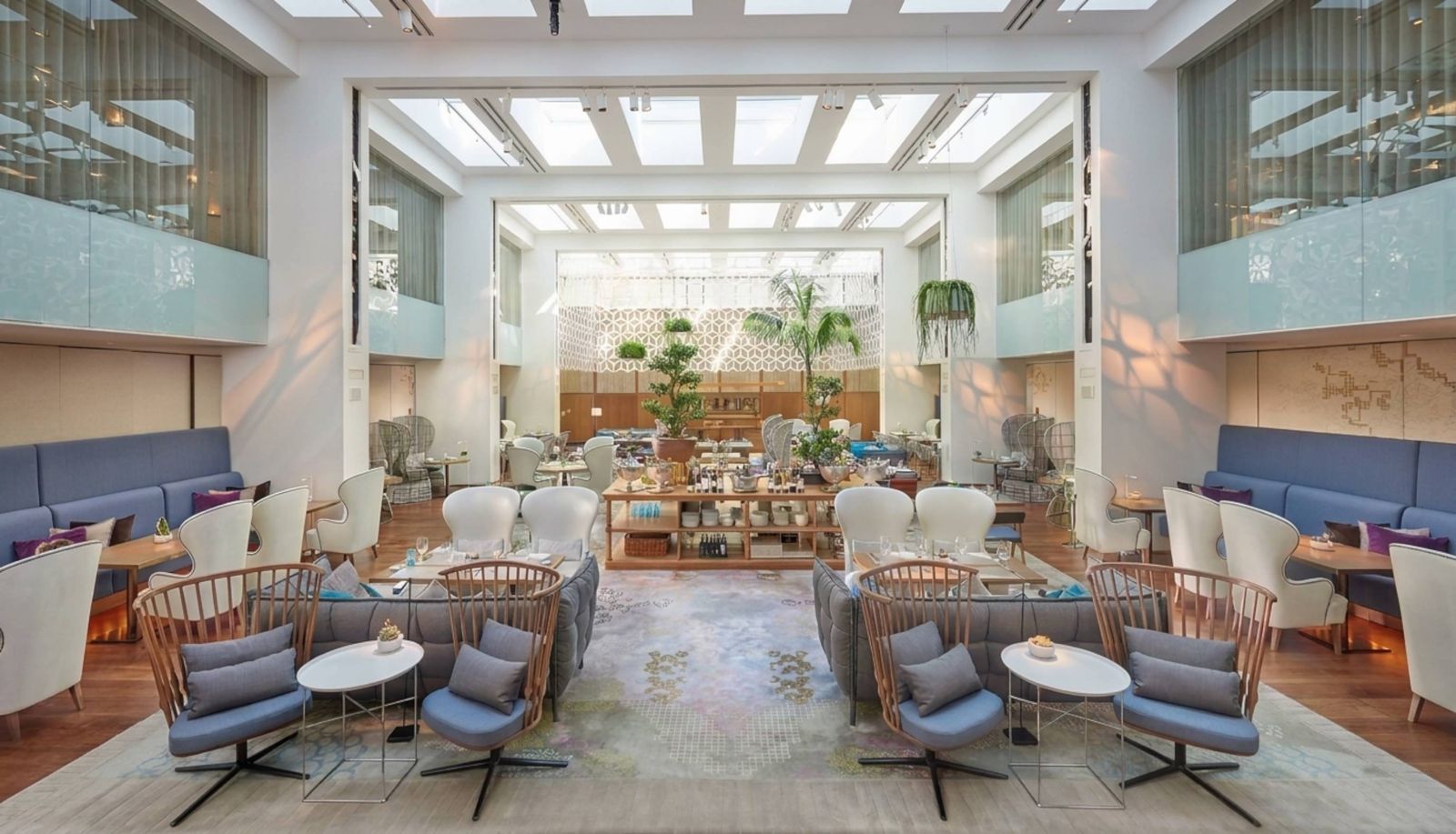 The skylit restaurant reference photograph
